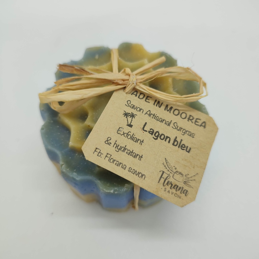 "Blue Lagoon" Flower Soap, FLORANA SOAP