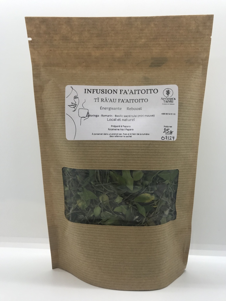 Fa'aitoito Energizing Infusion 25g, AROME'S TAHITI 