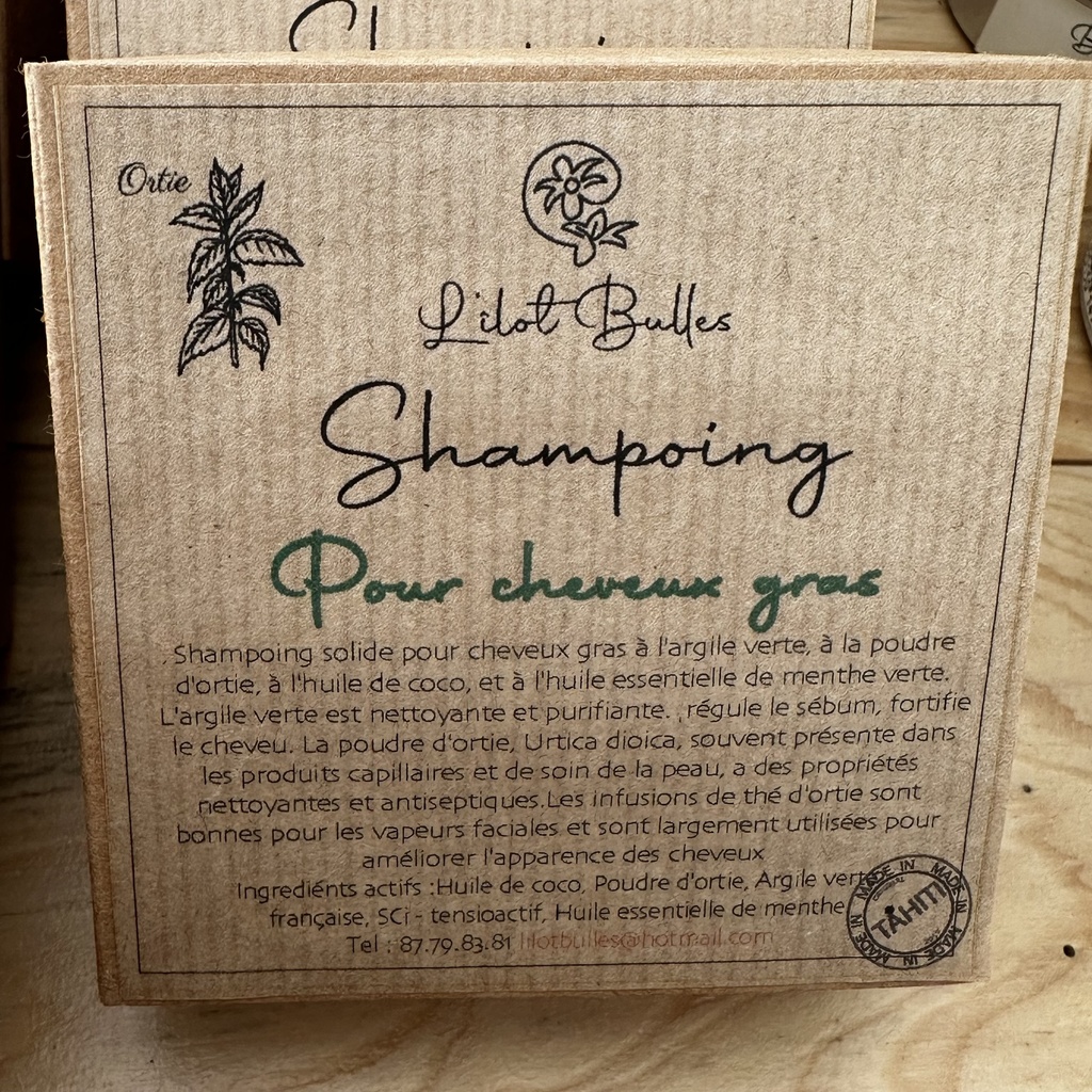 Shampooing solide, L'illot bulles