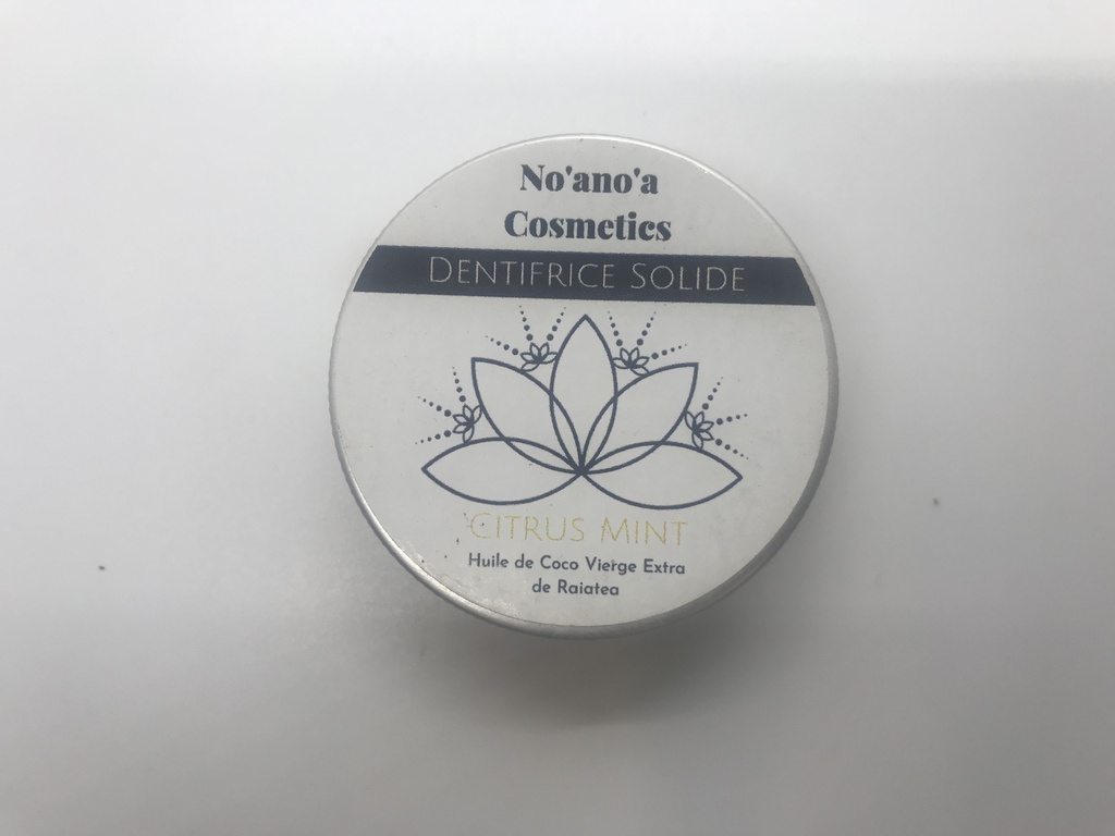 Dentifrice Solide citrus mint, NOA NOA COSMETICS