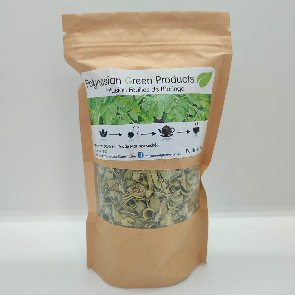 INFUSION FEUILLES DE MORINGA,POLYNESIAN GREEN PRODUCTS