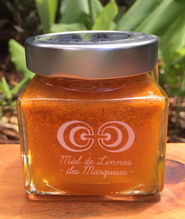 Miel des marquises curcuma 250g, MIEL DE LINNEA