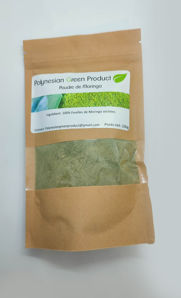 MORINGA POWDER ,POLYNESIAN GREEN PRODUCTS