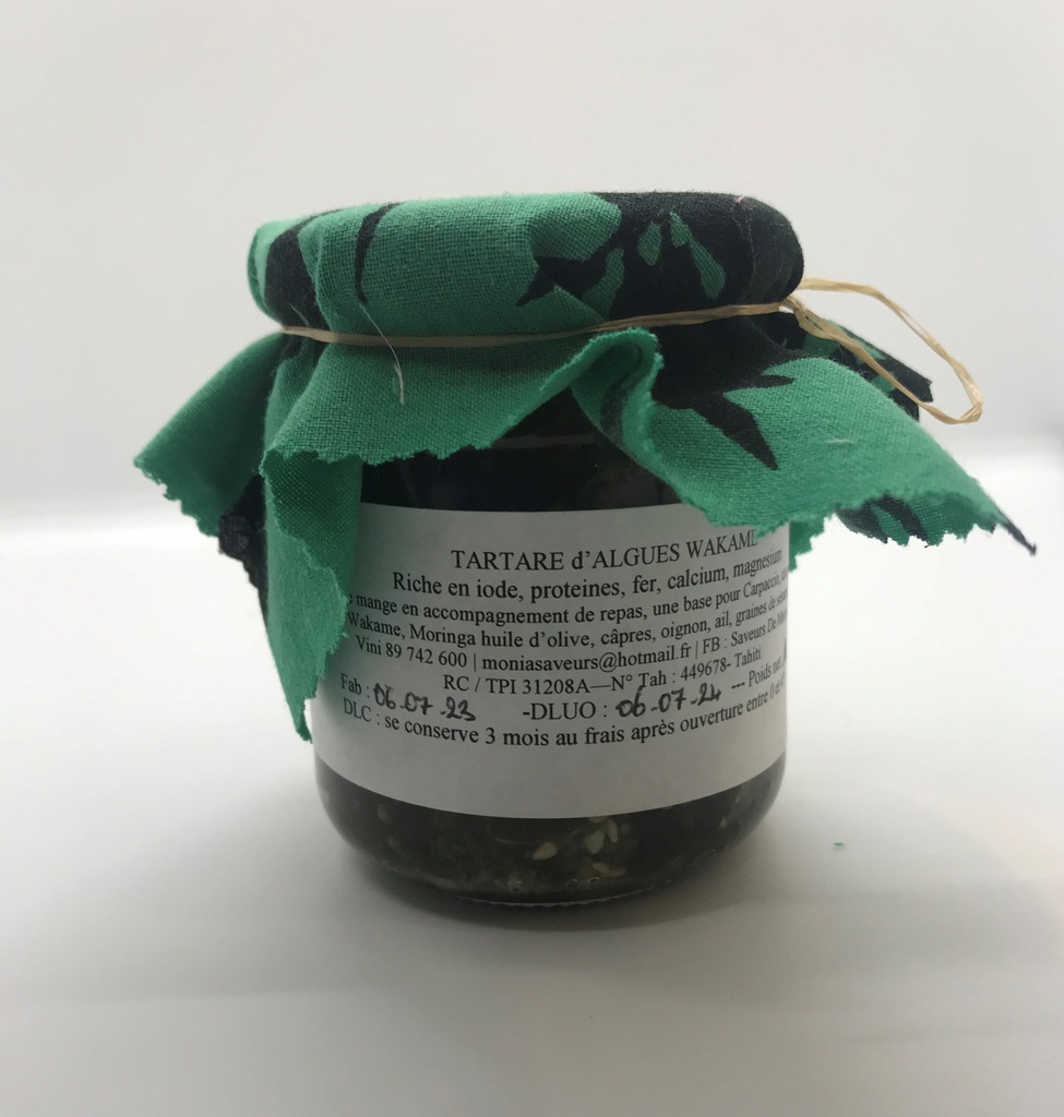 pesto mo'oringa 220g, SAVEURS DE MOOREA