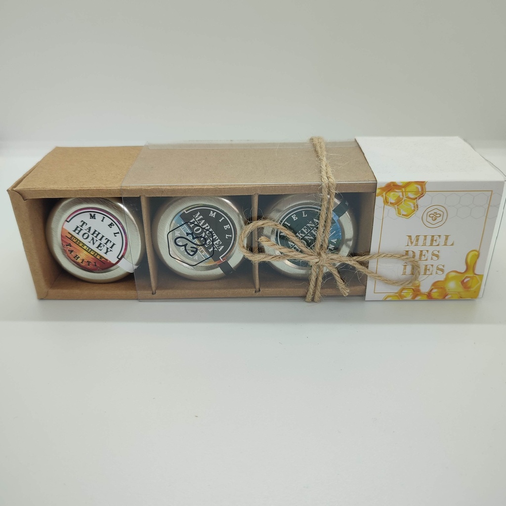 Petit coffret x3, Miel des iles