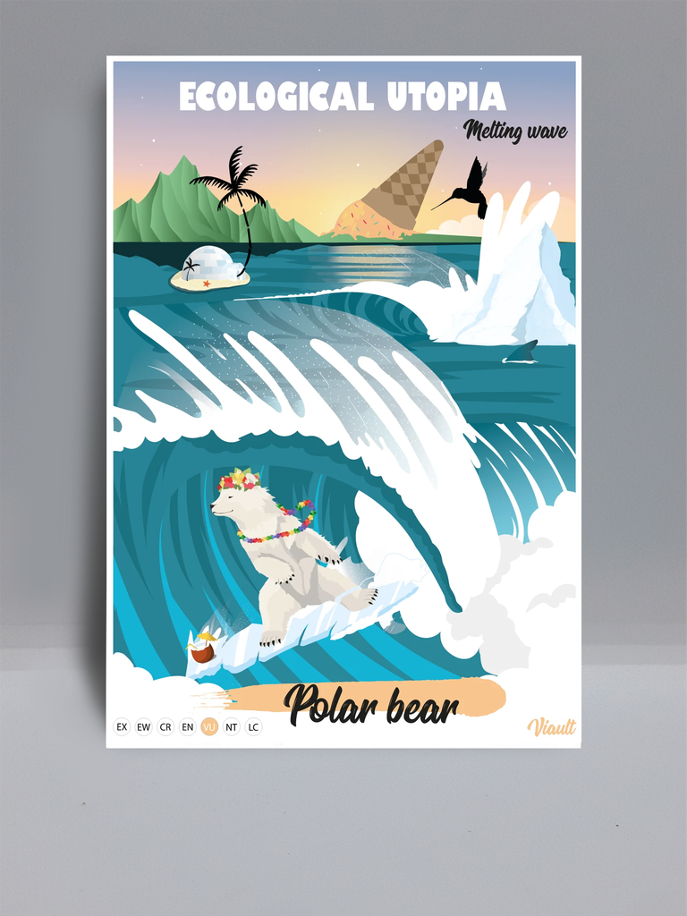 Poster POLAR BEAR,SARAH VIAULT