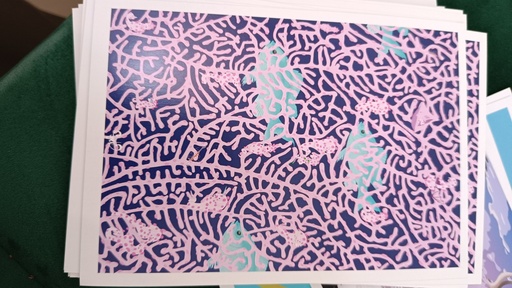 Poster A5 SEAHORSES, OCEAN SYDE