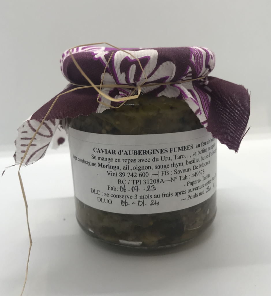 Caviar d'aubergine 190 g, SAVEURS DE MOOREA